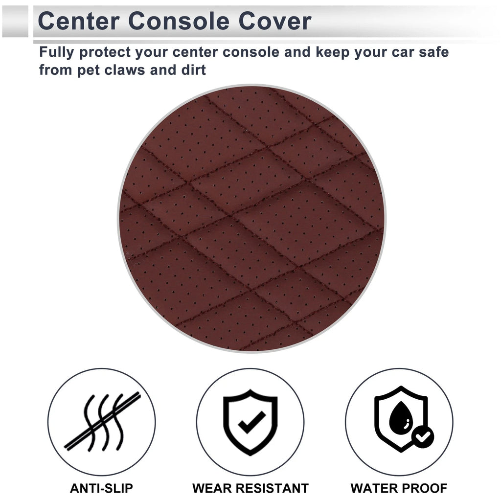 Center Console Cover for BMW X1 (2016–2022) Wine Red 1 Pc