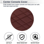 Center Console Cover for BMW X1 (2016–2022) Wine Red 1 Pc