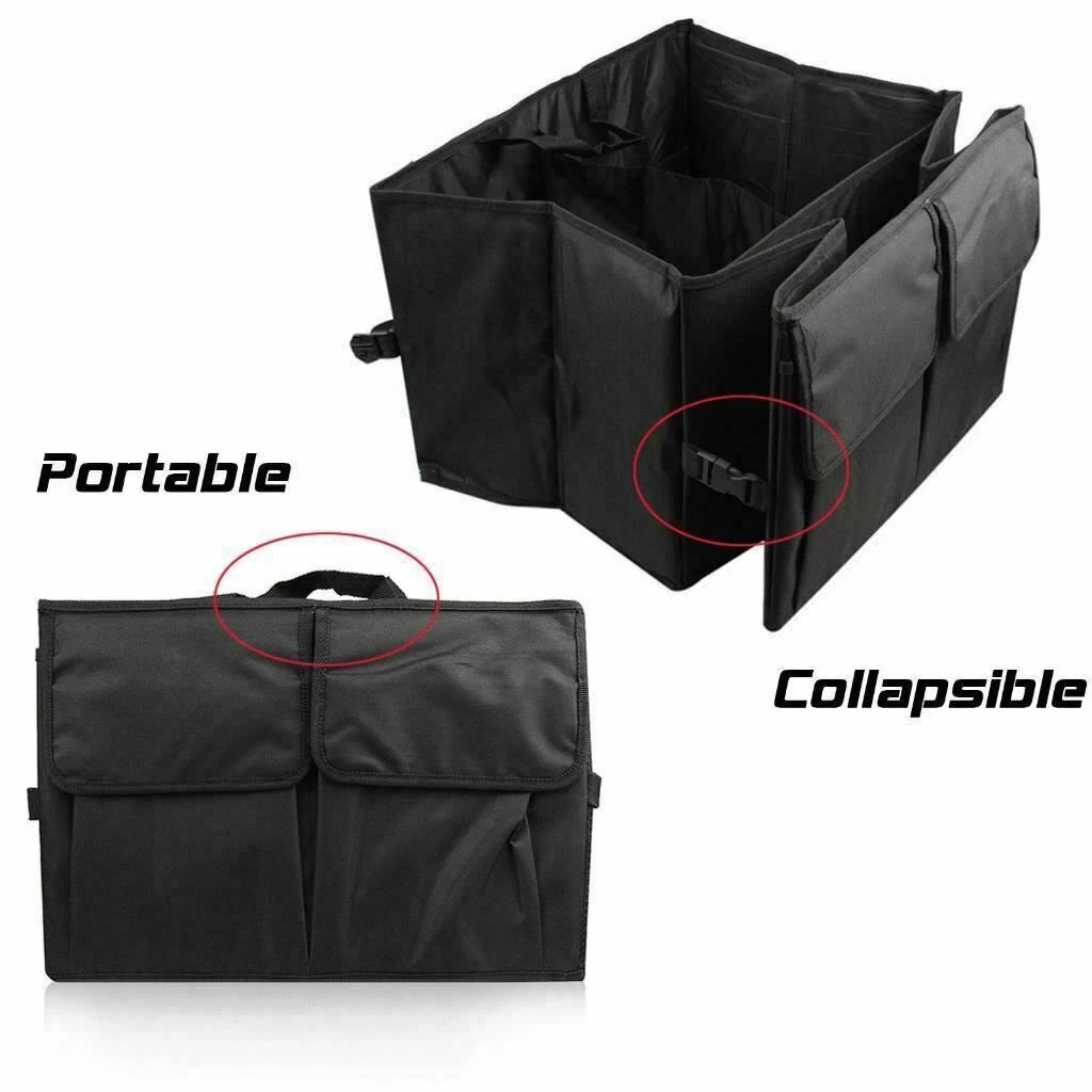 Black Trunk Cargo Foldable Organizer Storage Bag for Honda (2018-2020)