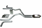2.5" Dual Exhaust Kit for Dodge Ram 1500 (2019–2025) - Stainless Muffler Tips