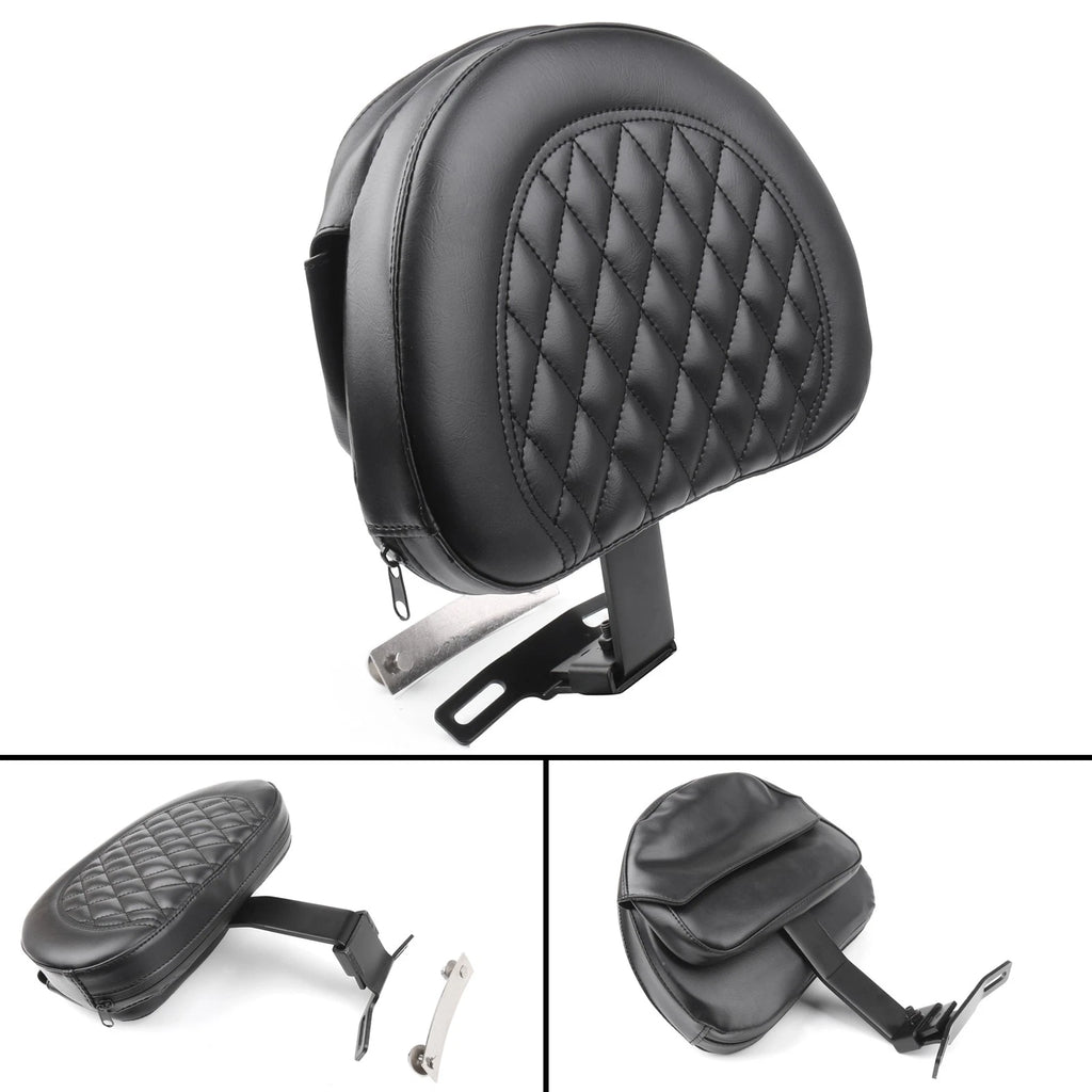 Driver Backrest Pad for Harley Fatboy FLSTF Heritage Softail (2007–2017)