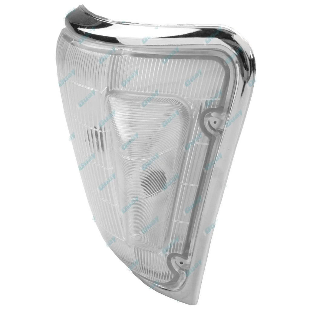 LH Chrome Corner Indicator Light w/Clear Hump for Toyota Hilux 4WD 94-97 Left