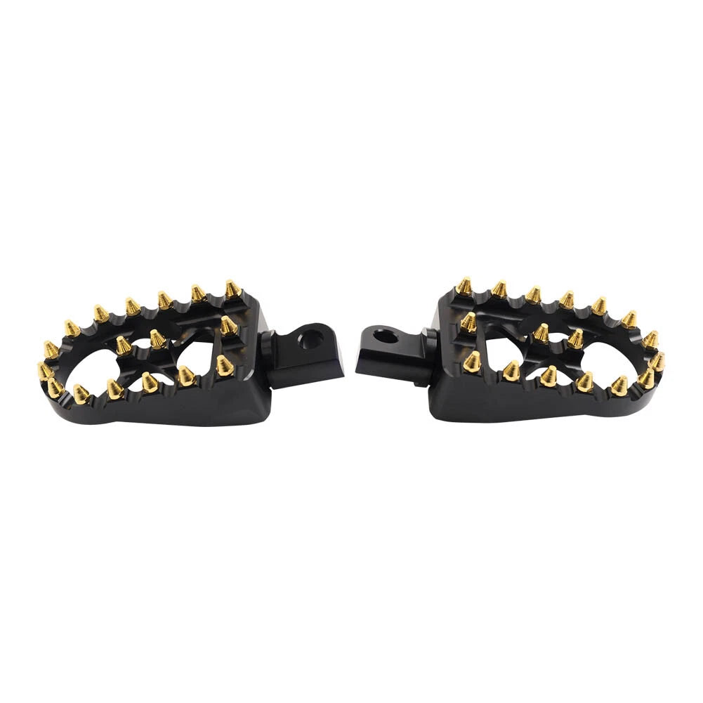CNC Wide Fat Foot Pegs for Harley Dyna Sportster Fatboy