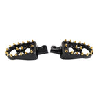 CNC Wide Fat Foot Pegs for Harley Dyna Sportster Fatboy