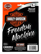Freedom Machine Bar & Shield Logo Decal for Harley-Davidson (6 x 8 in.)