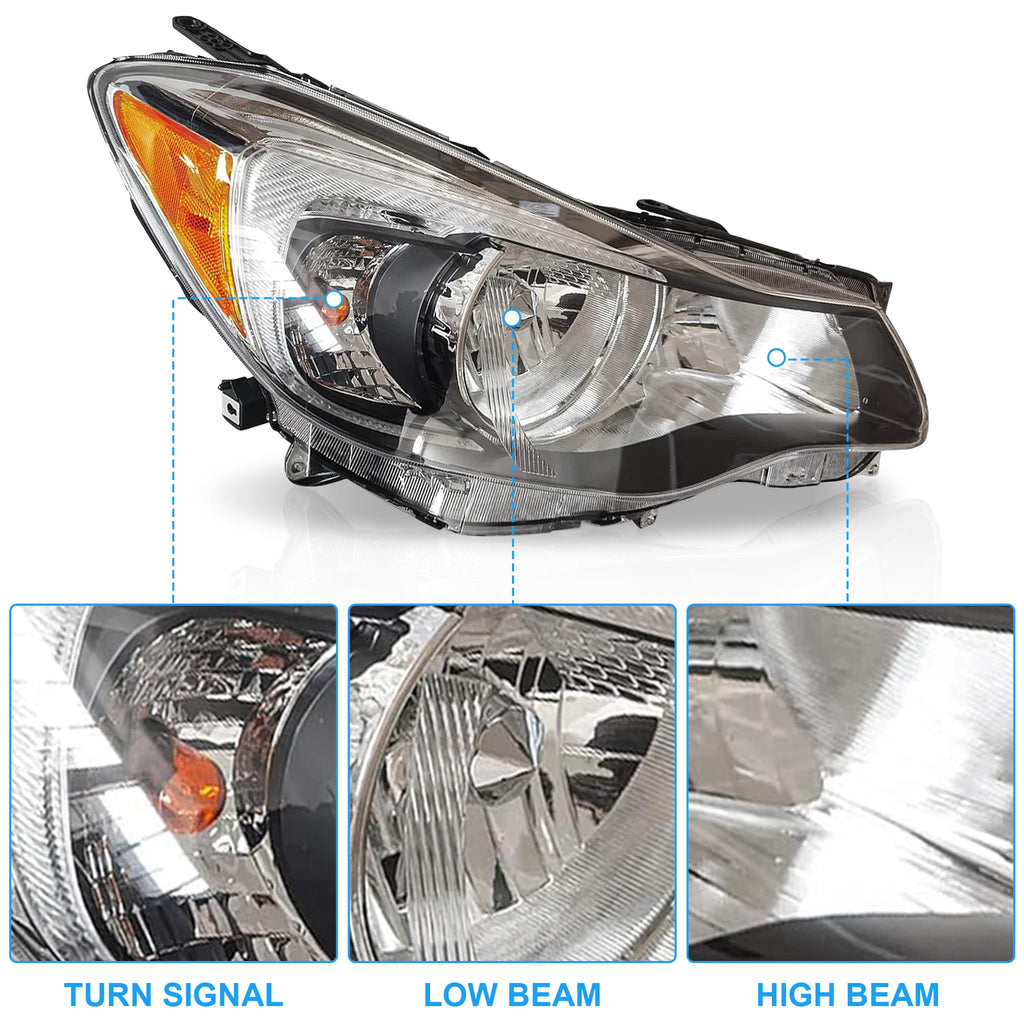 Halogen Headlight for Subaru Impreza XV Crosstrek (2012-2013)