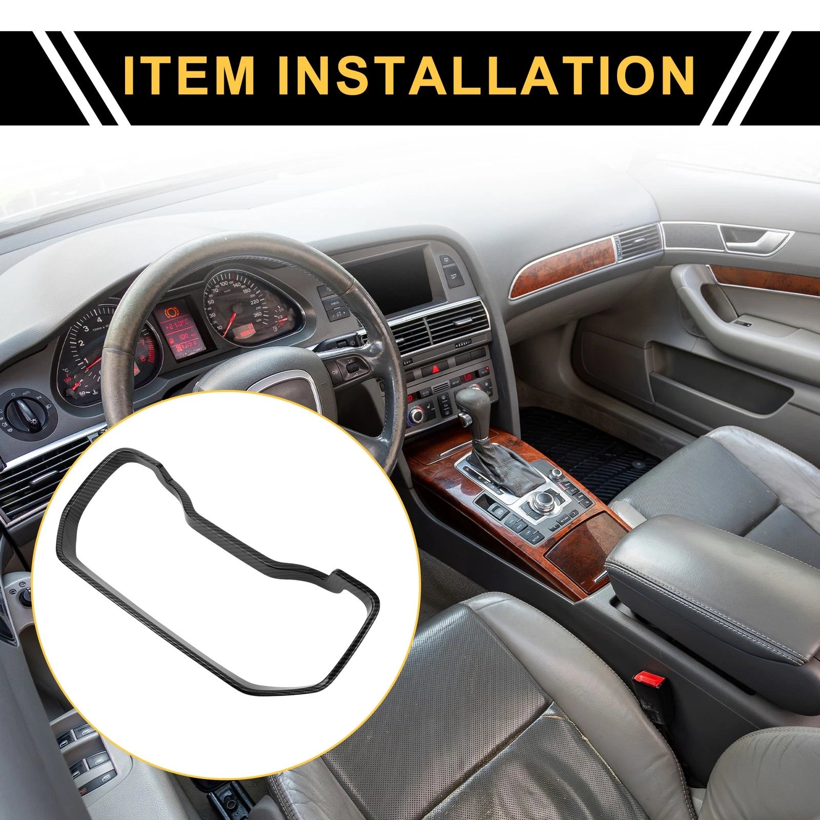 Set of 1 Dashboard Meter Panel Frame Cover Trim for Ford F-150 (2021–2024)