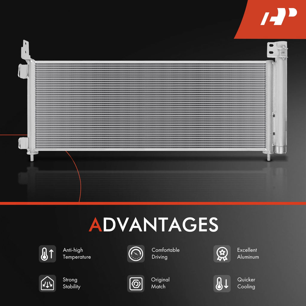 A/C Condenser with Bracket and Receiver Drier for Toyota RAV4 (2016-2018)