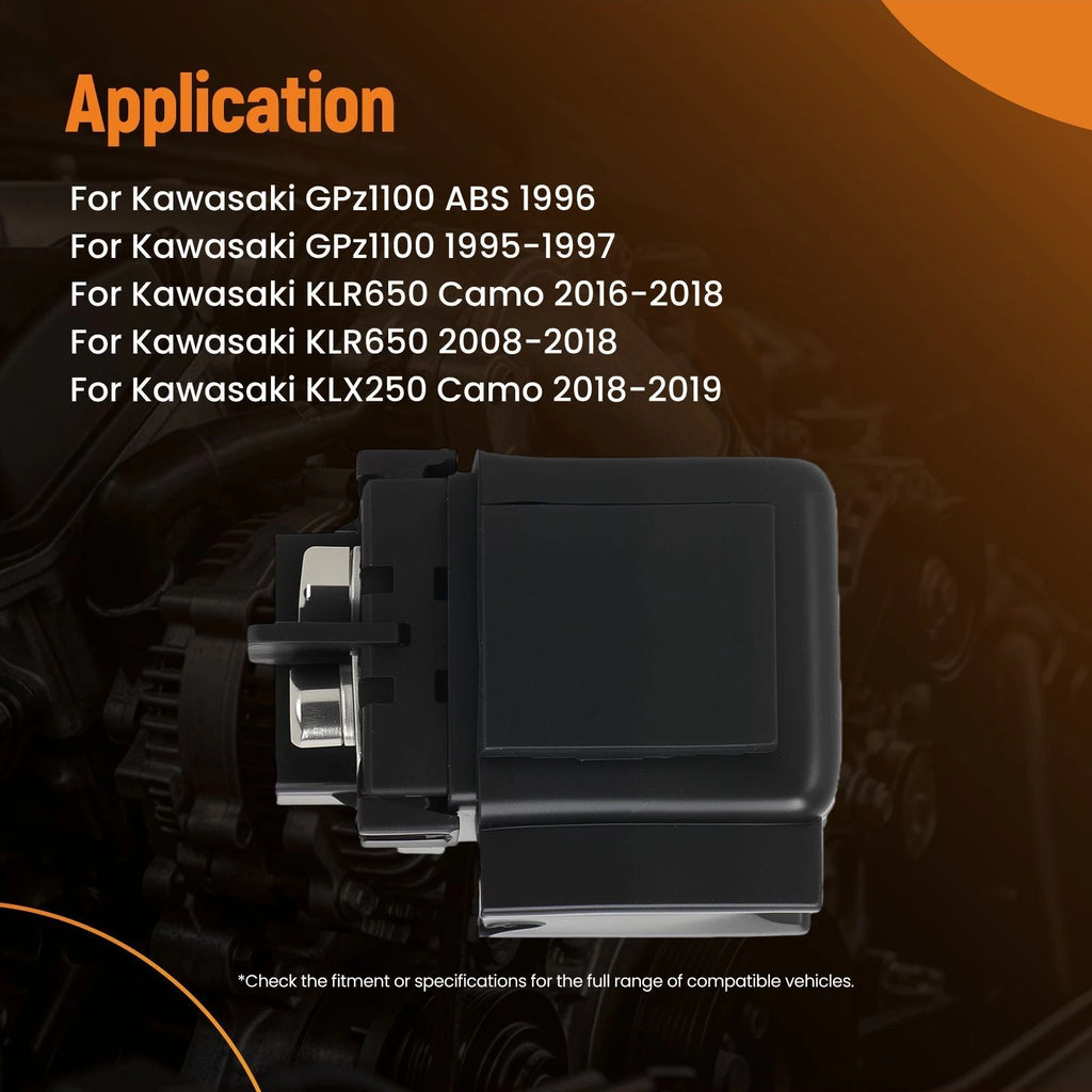 Starter Solenoid Relay Switch for Kawasaki KLR650 KLX250S (2008–2014) 27010-1450