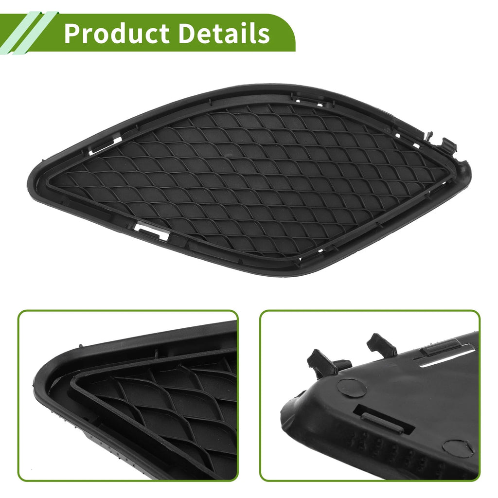 1 Pc Fog Light Grill for Mercedes-Benz (No. 1178850422) (Black)