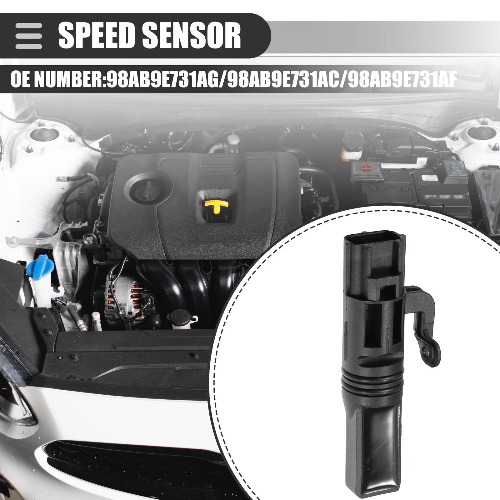 Transmission Vehicle Speed Sensor for Ford Focus II (2004–2012) No. 98AB9E731AG