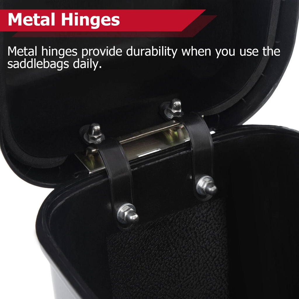 Saddlebag Set for Harley Honda Suzuki Yamaha Cruiser (Motorcycle)