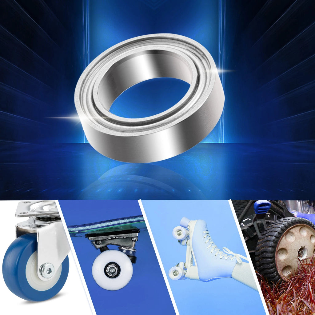 10 Pcs MR117ZZ Deep Groove Ball Bearings for Cars (7x11x3mm)