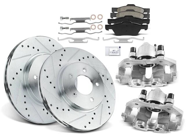 Front Brake Pad Rotor Caliper Set for Mazda Tribute (2005–2006, 2008) TZ939MC