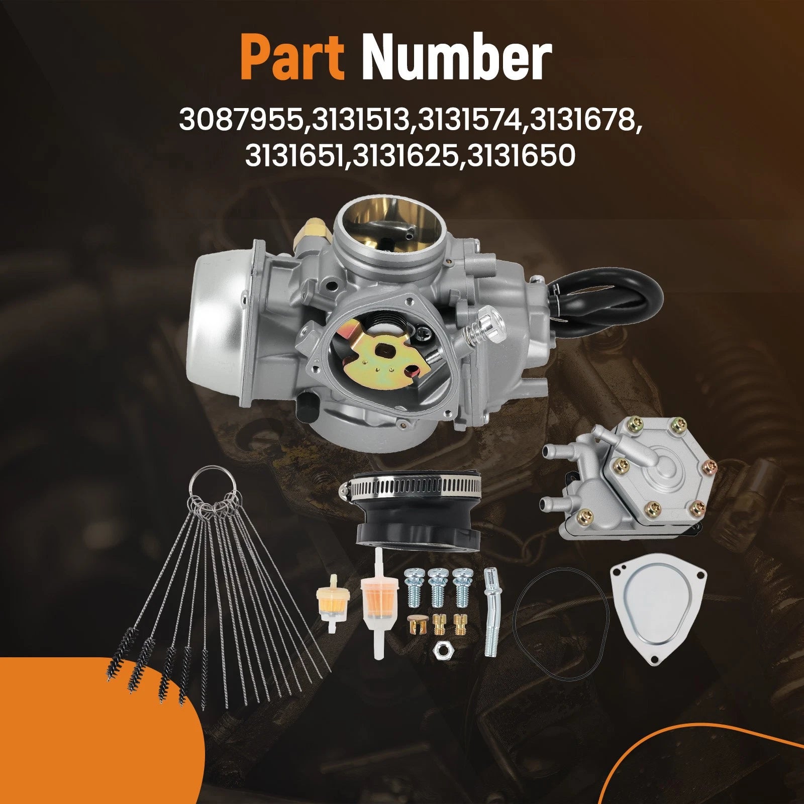 Carburetor Carb for Polaris Predator 500 Outlaw 500 (2003–2006) 3087955