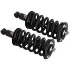 Front Strut w/ Coil Spring + Upper Control Arms for Nissan Titan (2004–2015)