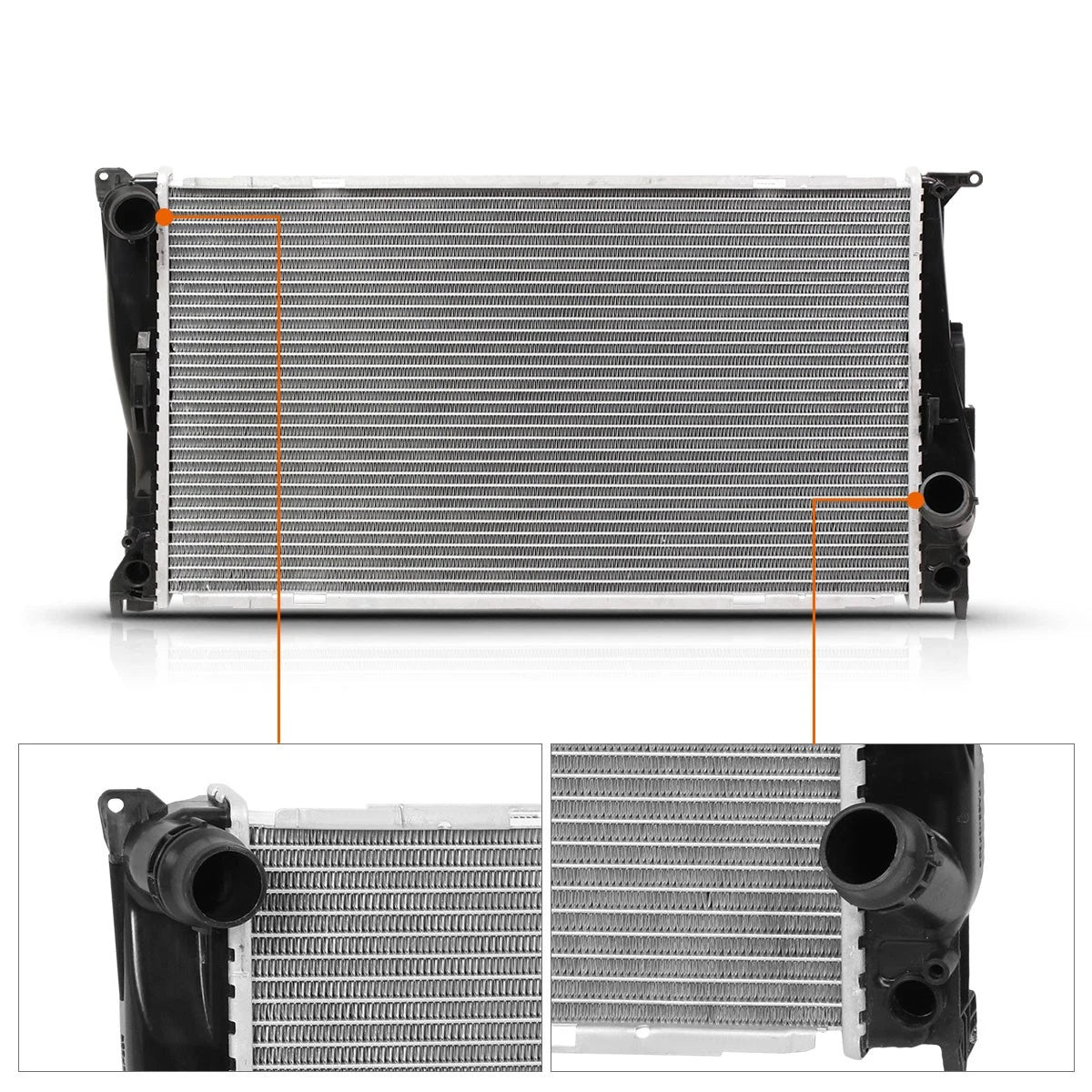 Aluminum Radiator DPI-2941 for BMW 135/335/X1/Z4 3.0L (2007–2016)