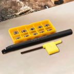 10 Pcs SCLCR Boring Bar with CCMT09T304 Blade 95° Carbon Steel