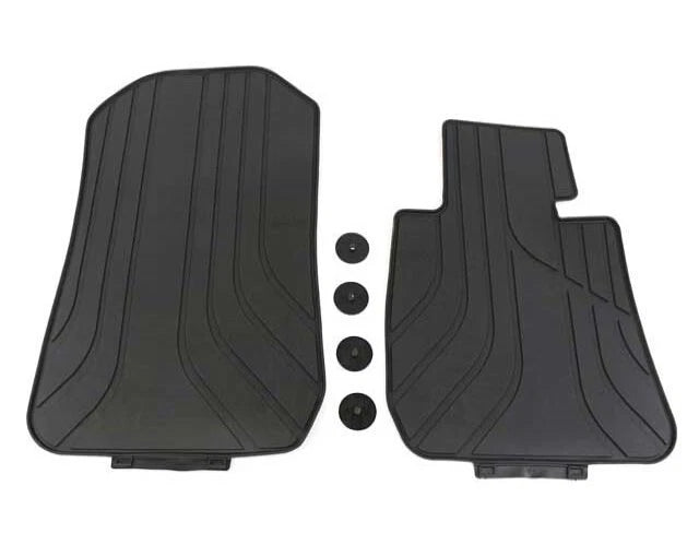 Set of 4 All Weather Rubber Front Floor Mats for BMW