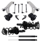 Front Rear Strut Coil Spring Control Arms Assembly for Ford Focus (2013–2018)