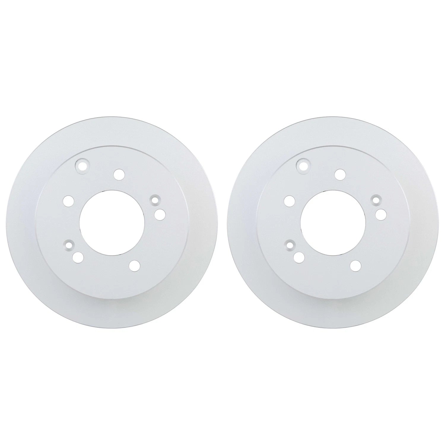 Set of 2 Bosch QuietCast Rear Disc Brake Rotors for Kia Forte Koup, Forte5, Soul (2010–2019)