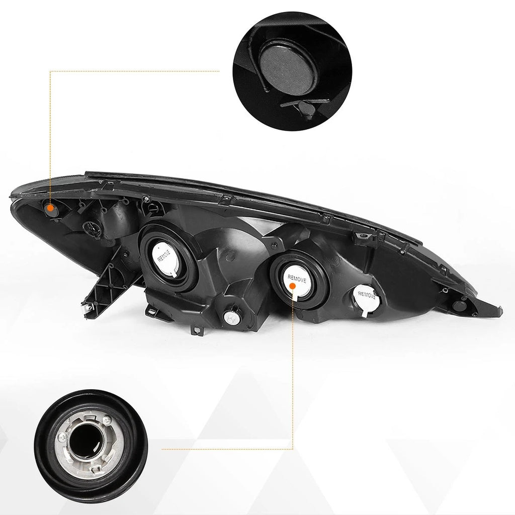 OE Headlight for Toyota Sienna XL20 (2006–2010) Smoked Lens Clear Corner