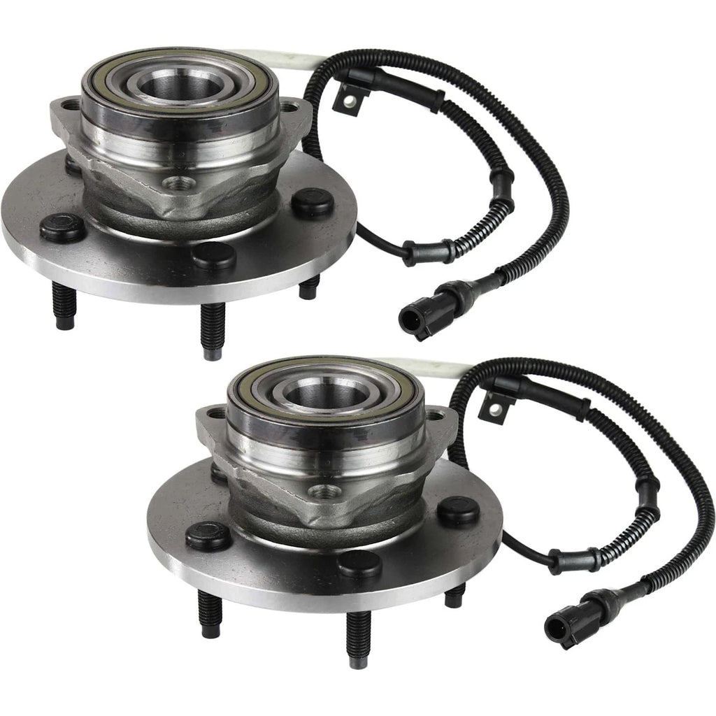 Wheel Hubs for Ford Expedition (1997–2000) Front Left Right with Bearing & Sensor