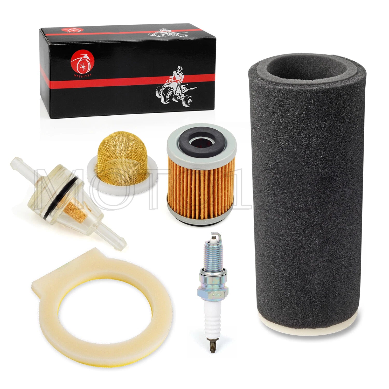 Air Filter Oil Filter Kit for Yamaha Warrior 350, Wolverine 350 (2000-2009)