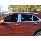 10pc. Luxury FX Pillar Post Trim for 2019-2023 Cadillac XT4 - LUXFX3823
