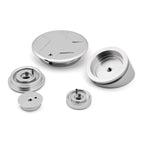 Silver Frame Hole Caps for BMW R 1200 GS ADV LC (2014–2015)