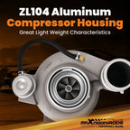 HY35W Turbocharger for Dodge RAM 2500/3500 (2003–2004) T3 Flange 4035044
