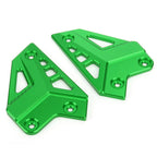 Green Left & Right Hanger Heel Plate Boot Guard for Kawasaki Z 900 (2017–2020)