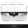 Chrome Rear Bumper Assembly for Ford F-150 (2021–2023) w/ Tow Package