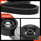 3X Serpentine Belt Drive Component Kit for Chevrolet Silverado (2001)