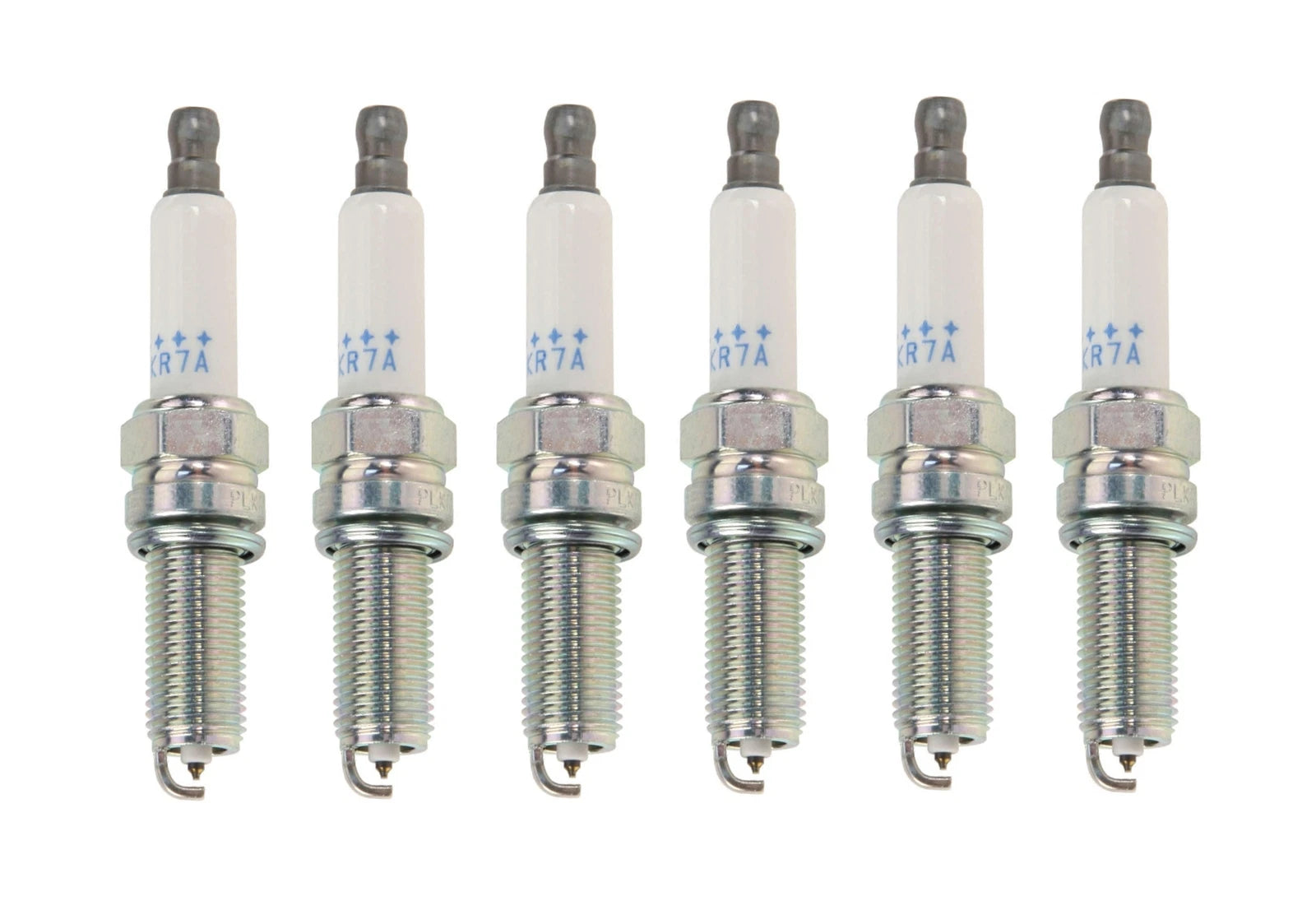Set of 6 Pre-Gapped NGK Laser Platinum Spark Plugs PLKR7A/4288