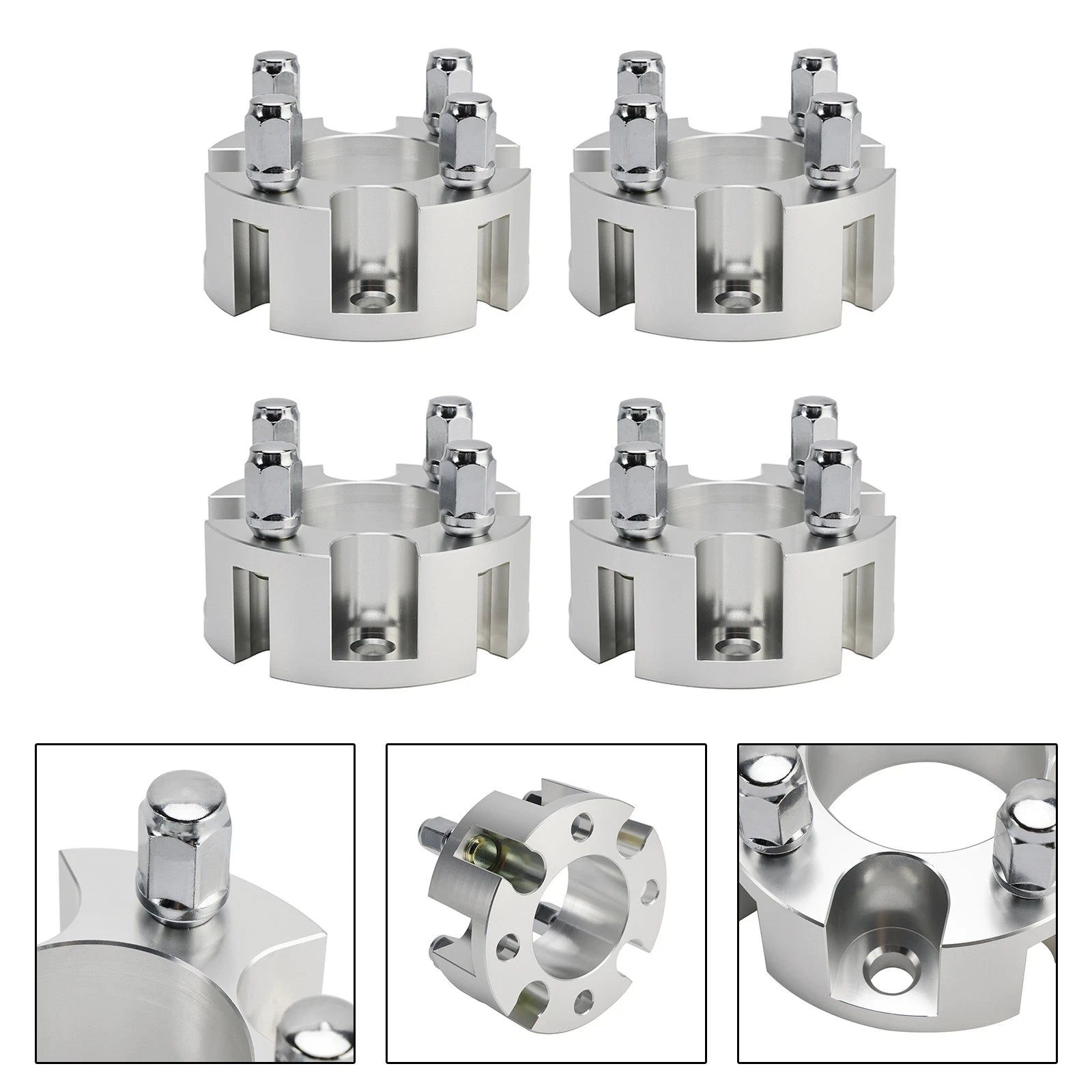 2" Wheel Spacers Kit for Yamaha Club Car EZGO Golf Carts (Cable)
