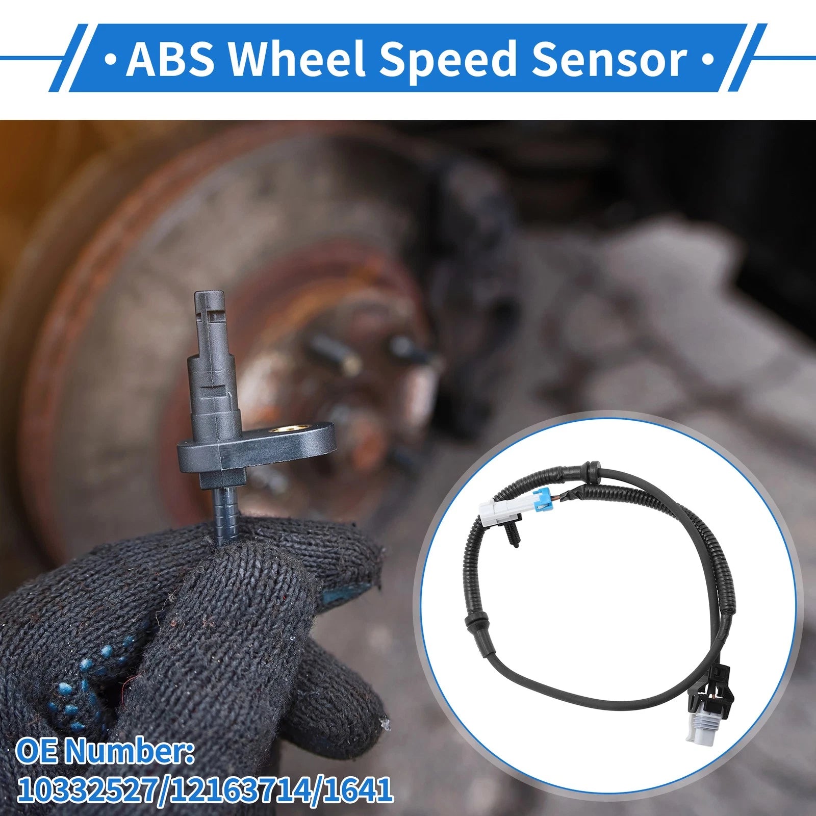 ABS Wheel Speed Sensor for Chevrolet Corvette C5 (1997–2004) No. 10332527/12163714