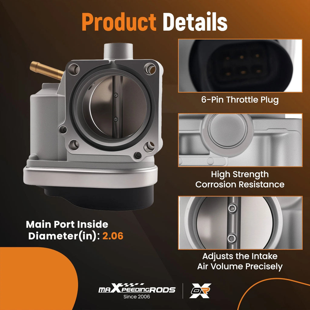 Throttle Body for Mini Cooper Base Hatchback 1.6 (2002–2006)