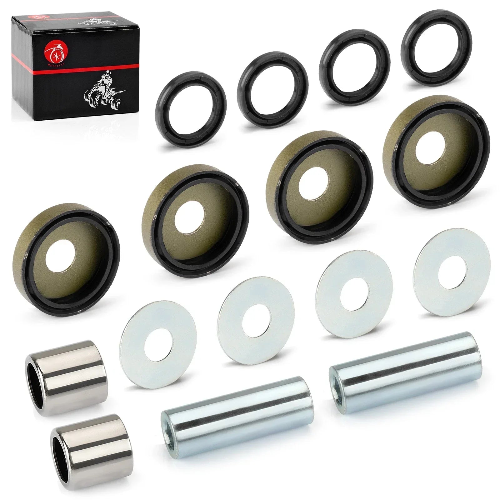 Front Lower A-Arm Bushing Seal Washer Kit for Arctic Cat 400 DVX (2004–2008)