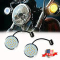 2X Switchback LED Turn Signal Bulbs for Harley Dyna Softail 