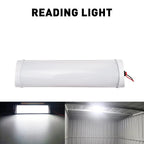 2X LED Ceiling Dome Light for RV Trailer Caravan Boat (12V-24V) 6000K