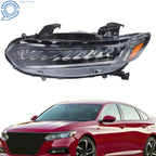 LED Headlights for Honda Accord Hybrid Touring (2018–2020) W/Blue Headlamps