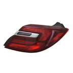 Outer Tail Light Assembly Replacement Passenger Side with Chrome for Honda