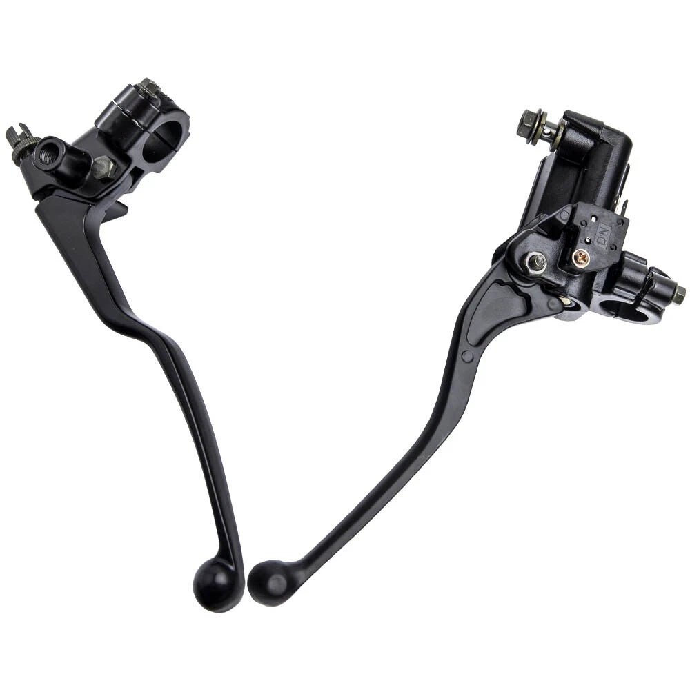 Set of 2 Hydraulic Brake Master Cylinder Clutch Levers Universal