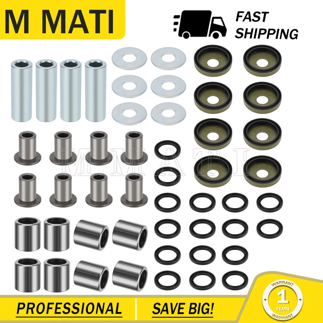A-Arm Bushing Seal Kit for Arctic Cat ATV 400 DVX (2004–2008)