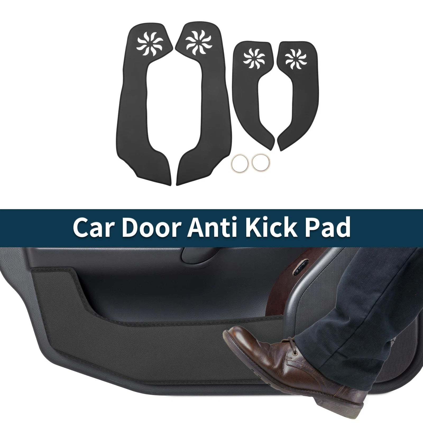 Set of 1 Car Door Anti Kick Pad Sticker Protector for Kia Forte (2009–2016)