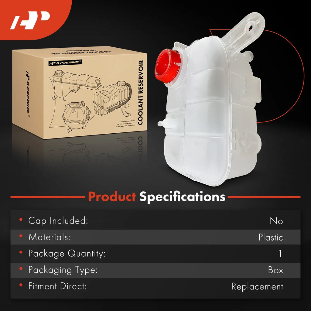 Coolant Reservoir for Chevrolet Trax, Buick Encore (2021–2022)