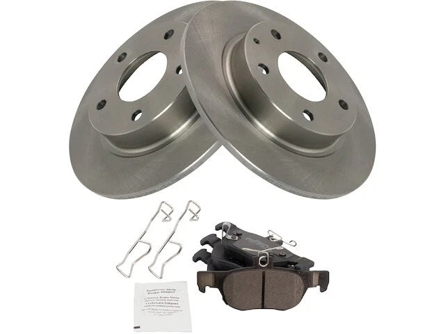 Rear Brake Pad and Rotor Kit for Mazda 3 (2019–2021) QD542DK
