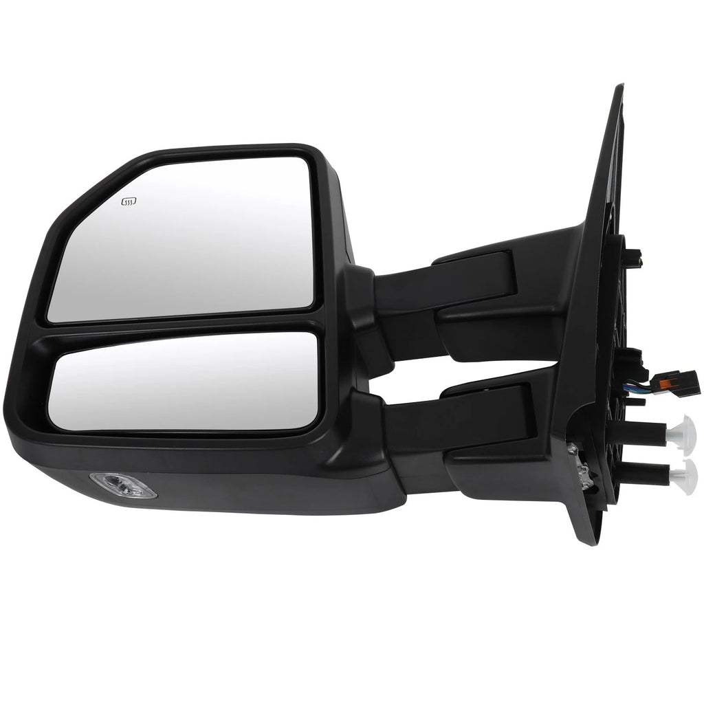 Set of 2 Power Heated Puddle Light Turn Signal Tow Mirrors for Ford F-150 (2004–2014)