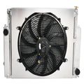 2X Aluminum Radiator + 16" Fan + Shroud for BMW E36 323i 325i 328i (1992–1999)